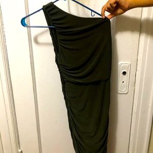 Off shoulder Green Party dress from club London